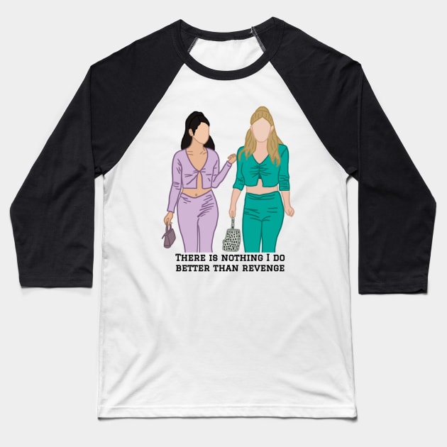 Maddy and Cassie (Taylor's Version) Baseball T-Shirt by Sofieq